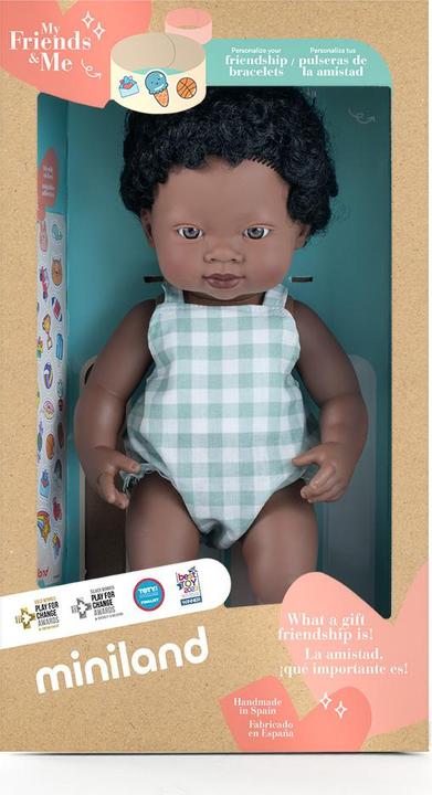 Image du produit Miniland PUPPE JUNGE AFRIK. 38CM MF&M