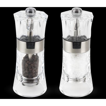 Peugeot Oslo Duo MS+MP, Pfeffermühle + Salzmühle, Transparent