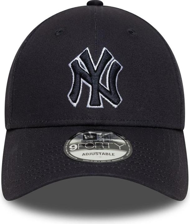 Actual product image New Era 9Forty Strap Cap - OUTLINE New York Yankees navy