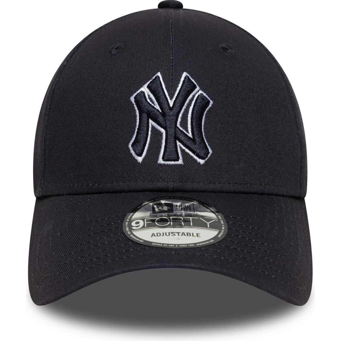 Thumbnail - New Era, Herren, Cap, 9Forty Strap Cap - OUTLINE New York Yankees navy, Blau