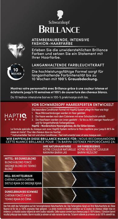 Image du produit Schwarzkopf Brillance Intensiv-Color (Noir, Bleu-noir)