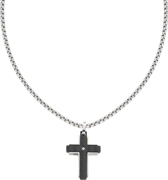 Immagine prodotto Amen Collana con croce in acciaio (Acciaio inossidabile)