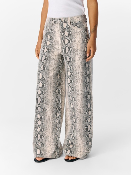 Produktbild Object Print Jeans mit weitem Bein (XS)