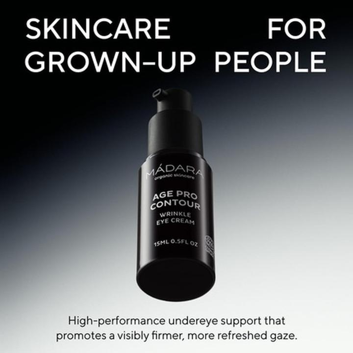 Image du produit Madara Agepro Contour Wrinkle Eye Cream 15ml Firming Anti-Wrinkle Undereye (Crème pour les yeux, 15 ml, Jour + nuit)