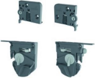 Actual product image Hettich Quadro V6 4D catch + NV SET SiSy plastic, galvanised steel (1 pcs.)