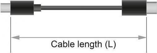 Produktbild Delock 85497 PoweredUSB Kabel Stecker 12 V (1 m)
