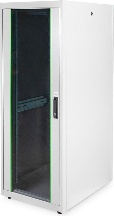 Actual product image Assmann DIGITUS network cabinet 48,3cm 19inch 32U gray 1560x600x800mm safety glass door incl. 28xMont... (32 RU, 19 inch rack)