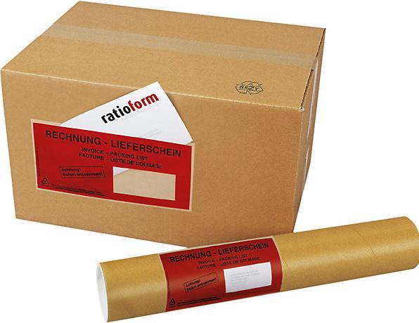 Image du produit kaiserkraft Pochettes porte-documents Premium light, avec fenêtre, impression Liste de (DL, 250 pièce(s))