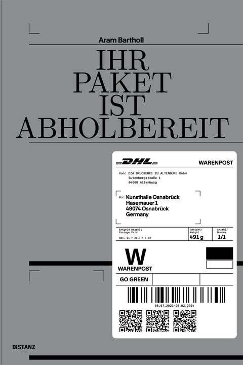Image du produit Ihr Paket ist abholbereit (Allemand, Anglais, Aram Bartholl, 2025)