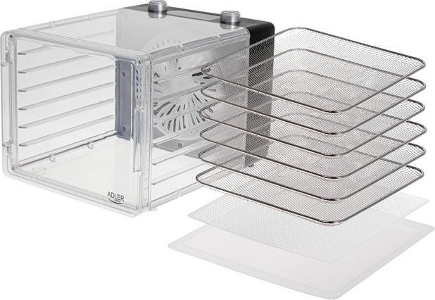 Produktbild Adler Andere kleine Haushaltsgeräte | Dörrgerät | AD 6660 | Leistung 600 W | Anzahl der Schalen 6
