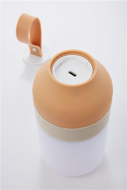 Produktbild NABO SOUND TWO Creme LED Outdoorleuchte mit Wireless Lautsprecher