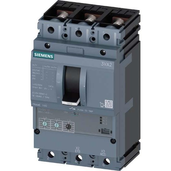 Siemens, Schutzschalter, Circuit breaker 3VA2 ICU=55kA 3pole