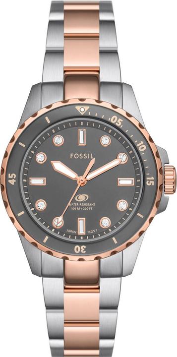 Fossil Damenuhr BLUE DIVE (Orologio da polso analogico, 36 mm)