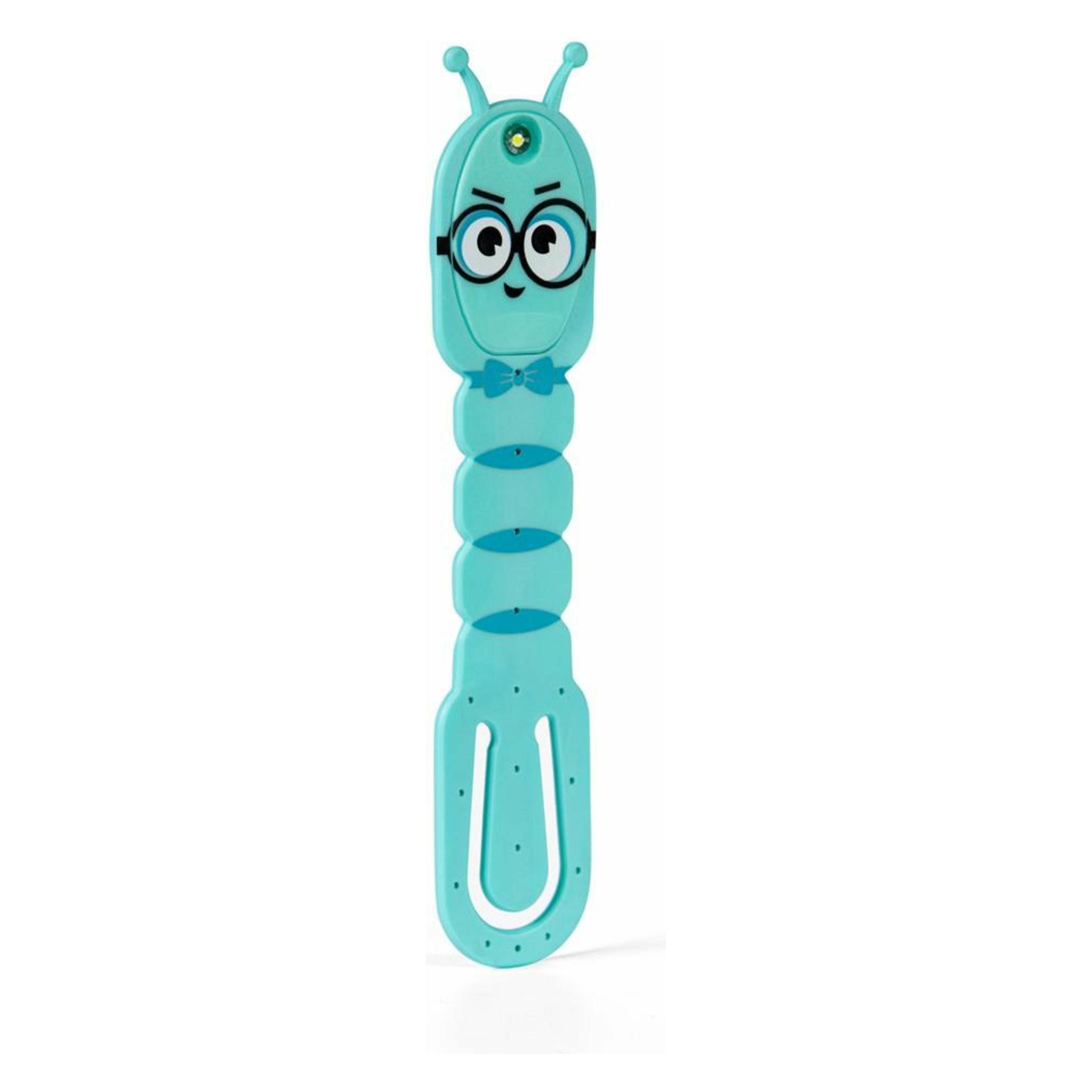 Mondikaarten, Zaklamp, Flexilight Leeslamp Bookworm Aqua (15 cm, 8 lm)