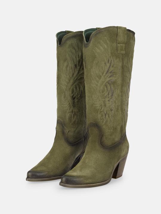 Actual product image Felmini LAREDO D591, the cowboy boot with heel from, is characterised by a beautiful embroidery (37)