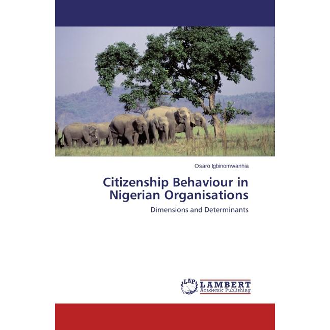 Citizenship Behaviour in Nigerian Organisations, Fachbücher