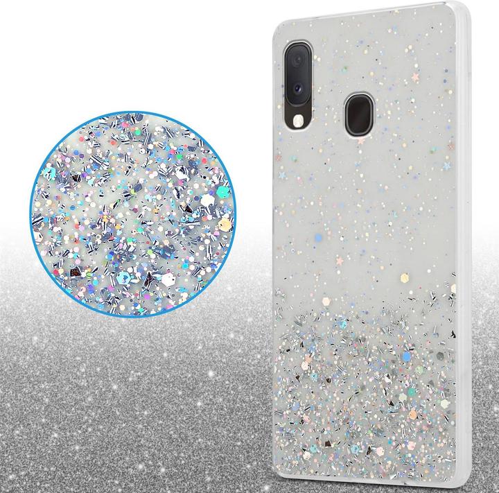 Produktbild Cadorabo TPU Cover funkelnder Glitter (Samsung Galaxy A20e, Samsung Galaxy A10e)