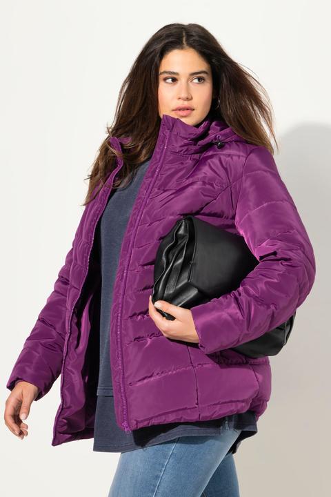 Produktbild Ulla Popken HYPRAR Steppjacke, Kapuze, wasserabweisend (54)