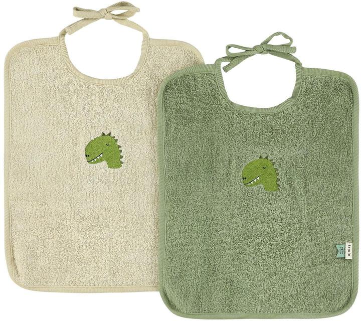Trixie Baby Bavoir XL Lot de 2 Dino (3 mois)