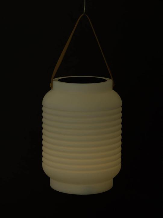 Produktbild Cocon Laterne LED Solar, Weiss