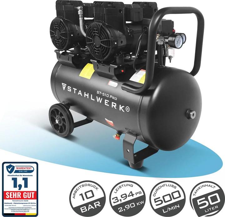 Immagine prodotto Stahlwerk ST-510 Pro (10 bar, 50 l)