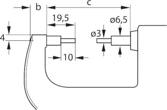 Actual product image Mahr Digital micrometer with stepped measuring surfaces i-wi