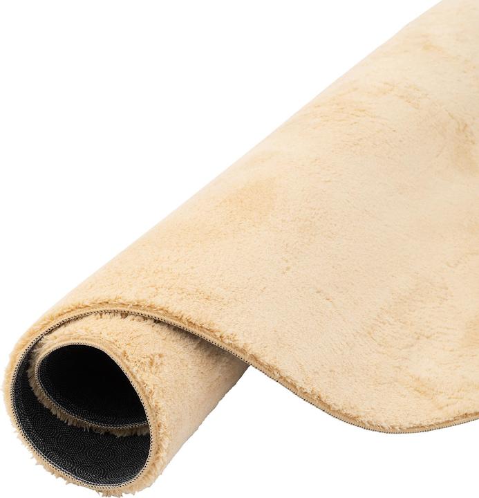 Actual product image Pergamon Luxury Super Soft Fur Rug Pearl Round (160 x 160 cm)