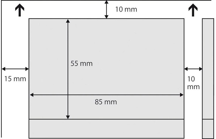 Produktbild Sigel Visitenkarten 3C (190 g/m², 400 x, A4)