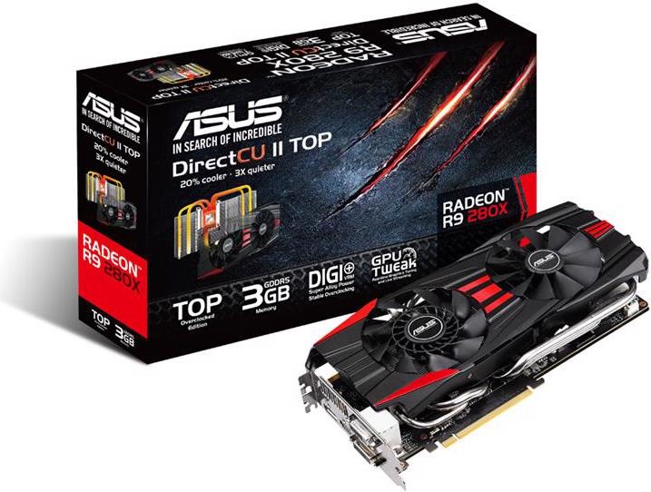 Produktbild ASUS Radeon R9 280X DirectCU II TOP (3 GB)