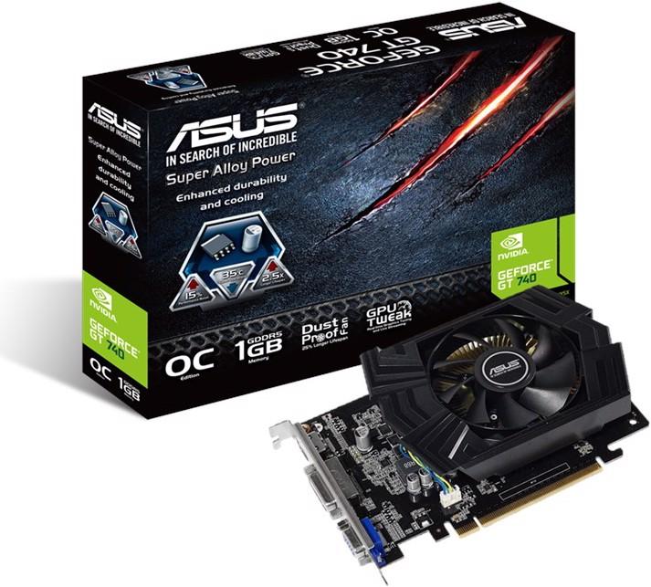 Produktbild ASUS Geforce GT 740 OC (1 GB, GDDR5)