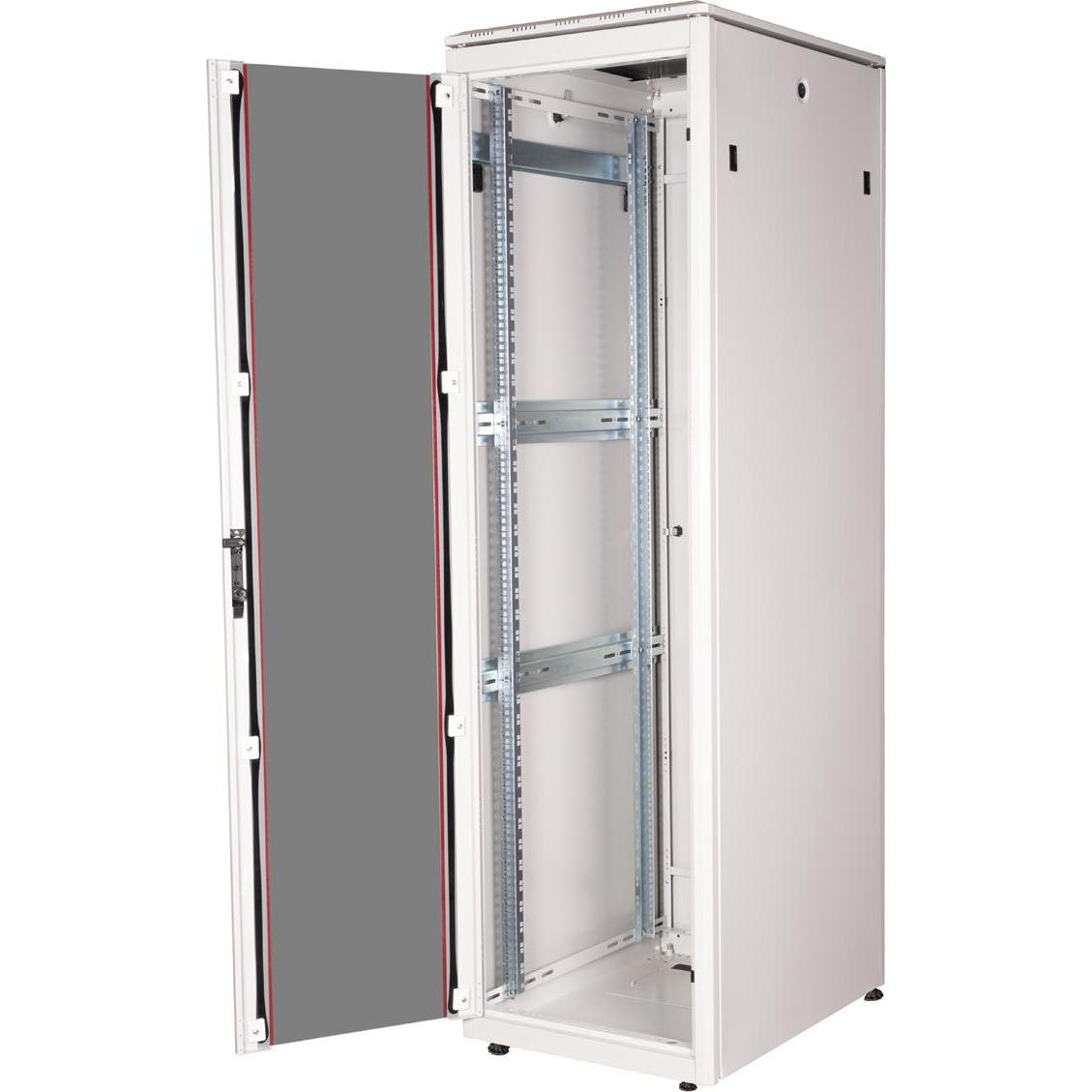 Thumbnail - Roline 19-Zoll Netzwerkschrank Pro 42 HE (42 HE, 19 Zoll Rack), Serverschrank, Grau