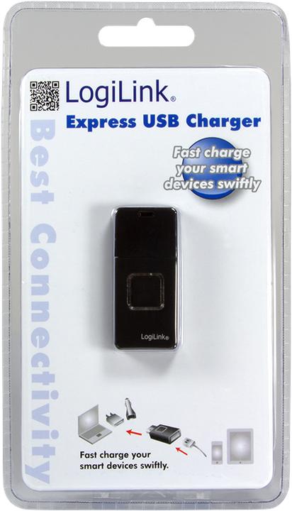 Image du produit LogiLink Chargeur USB express (1 portion)