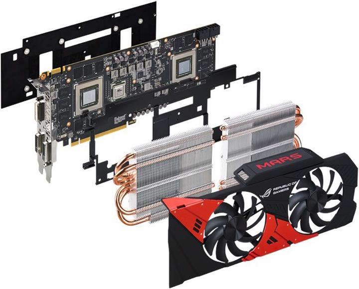 Actual product image ASUS Geforce GTX 760 ROG MARS (2 GB, GDDR5)