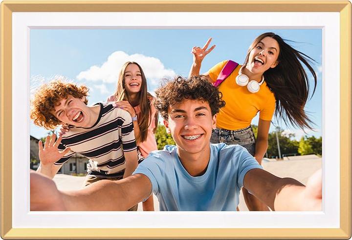 Produktbild Arzopa Digital photo frame D14 Golden (gold) (14", 1920 x 1200 Pixel)