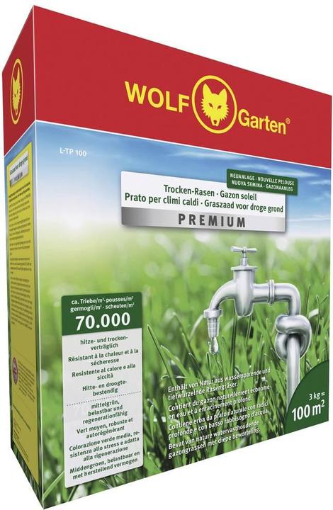 Wolf-Garten L-Tp 100 D/A Tappeto Erboso Secco Premium (Risemina del prato)