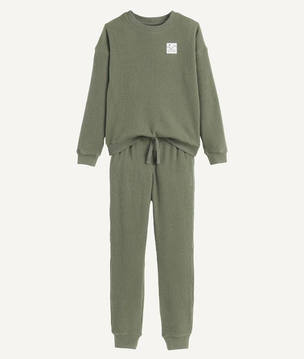 Actual product image La Redoute Collections Pyjama mit Waffelstruktur (98)