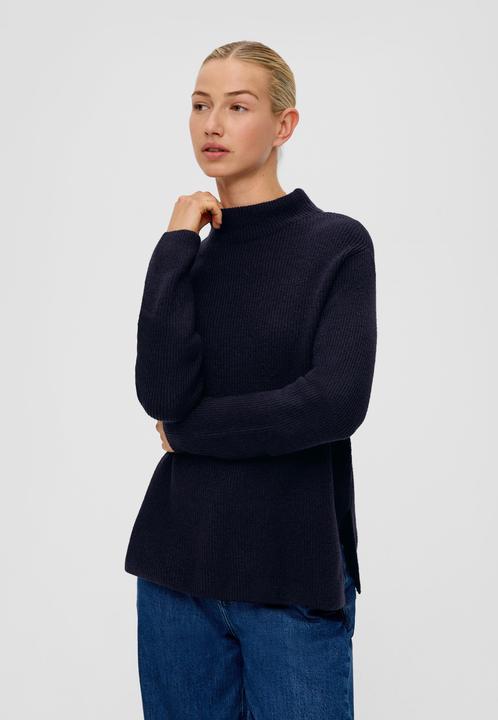 Produktbild s.Oliver Strickpullover Strickpullover mit Stehkragen (34)