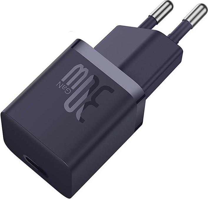 Produktbild Baseus Mini wall charger GaN5 30W (purple) (30 W, 1 Port)