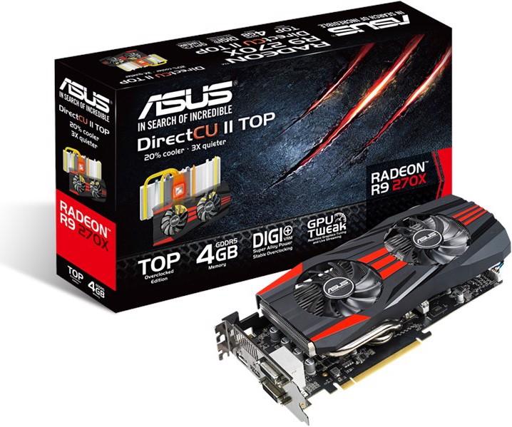 Produktbild ASUS Radeon R9 270X DirectCU II (4 GB)