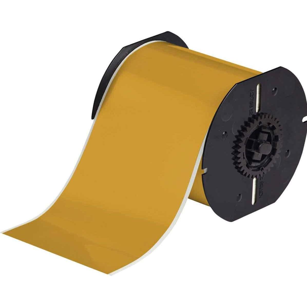 Brady, Etiketten, B30C-4000-569-OC, Hochleistungs-Polyester, Ocker, glänzend, 101.60 mm x 30.48 m, permanent