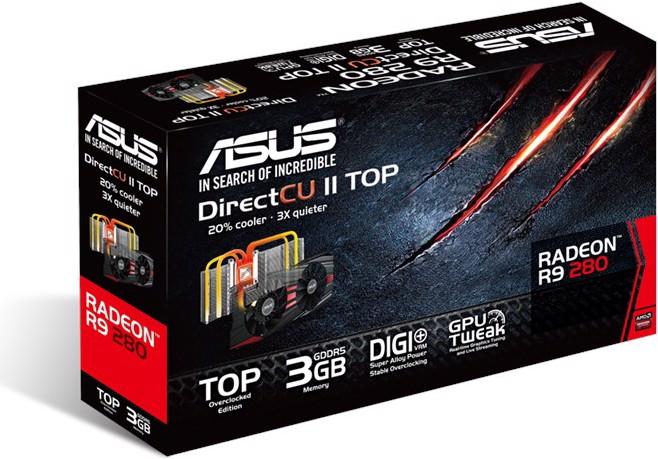 Produktbild ASUS Radeon R9 280 DirectCU II (3 GB)