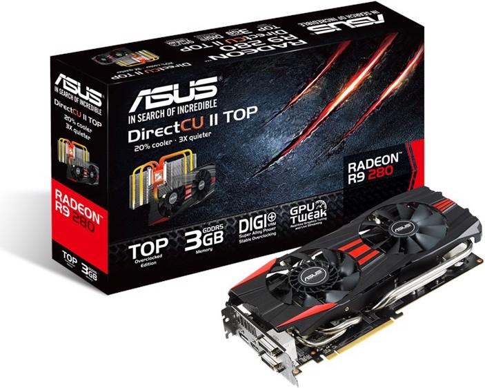 Produktbild ASUS Radeon R9 280 DirectCU II (3 GB)