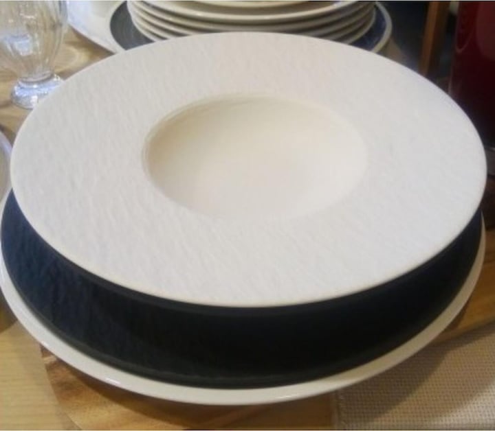 Actual product image Villeroy & Boch Gourmetteller Manufacture Rock blanc (1 x, 31.70 cm)