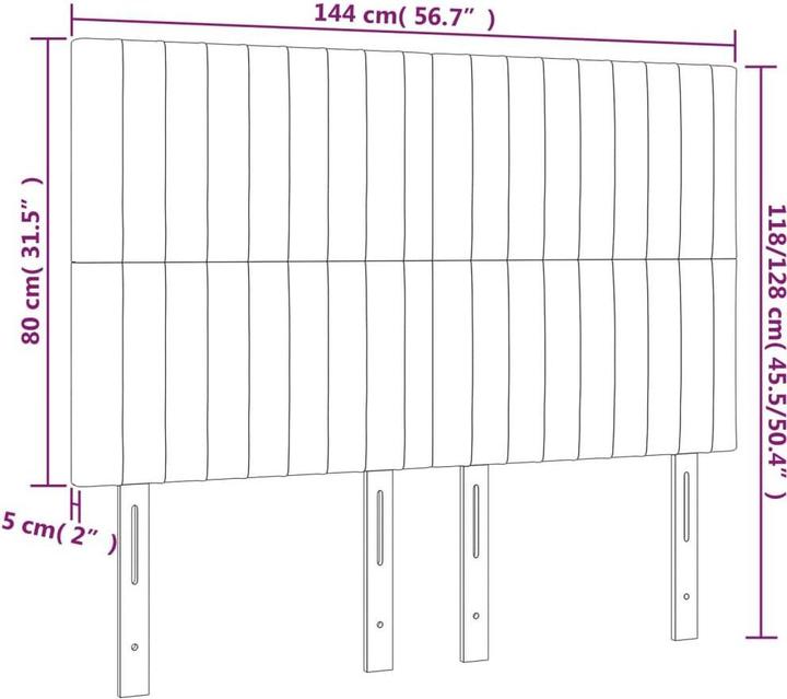 Immagine prodotto vidaXL Aldridge (144 x 5 x 128 cm)