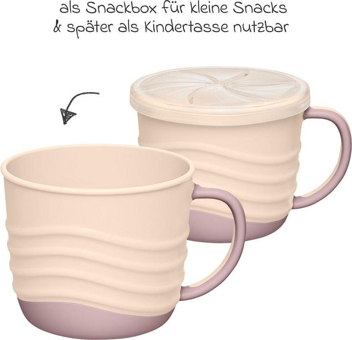 Produktbild NIP Nahrungsbehälter & Portionierer Snackbox / Kindertasse 2in1 eat green -