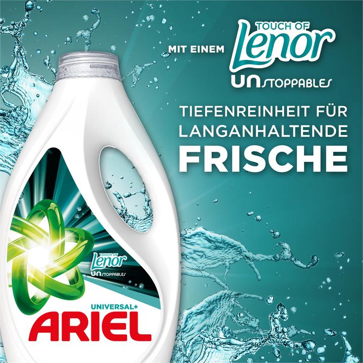 Actual product image Ariel Touch Of Lenor Unstoppables (80 Washing cycles, Liquid)
