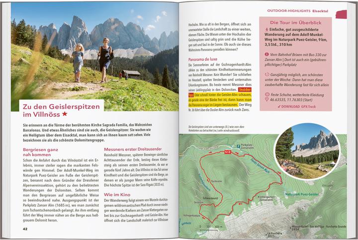Produktbild OUTDOOR GUIDE Reiseführer Südtirol (Deutsch, Sylvia Pollex, 2024)
