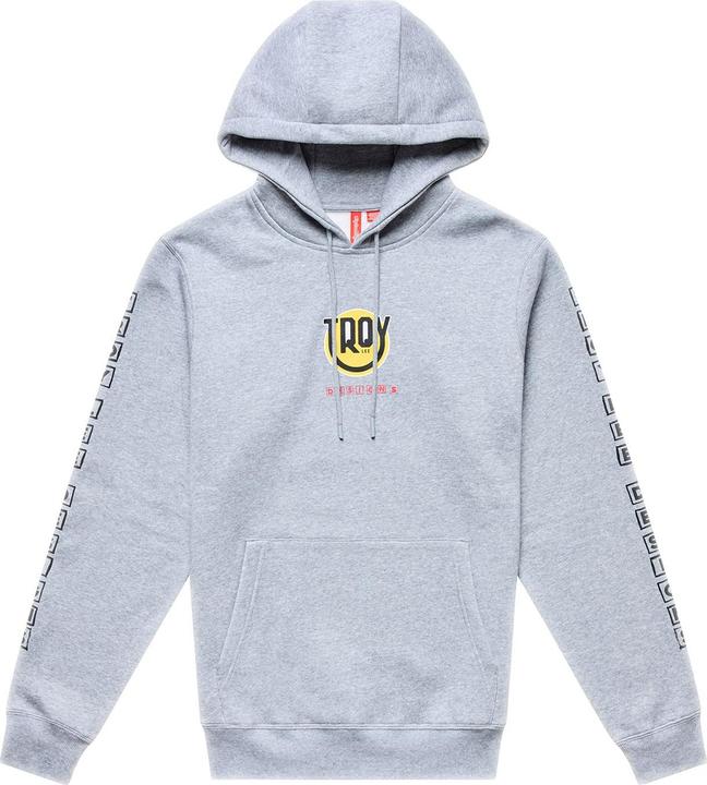 Troy Lee Designs Pullover Hoodie, Happy Dayz, gray heather, XXL