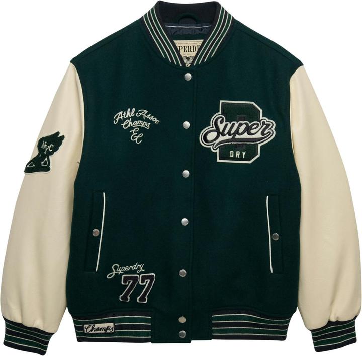 Actual product image Superdry Patched Varsity Bomber Jkt (L)