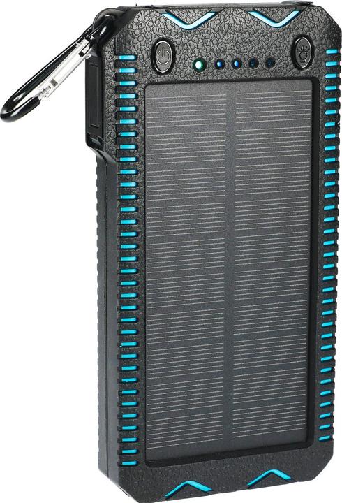 Image du produit Mikamax Banque de puissance solaire (20000 mAh, 74 Wh)